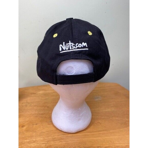 Nuts.com Hat Adult Adjustable Strapback Black Embroidered Logo Baseball Cap - Picture 5 of 10